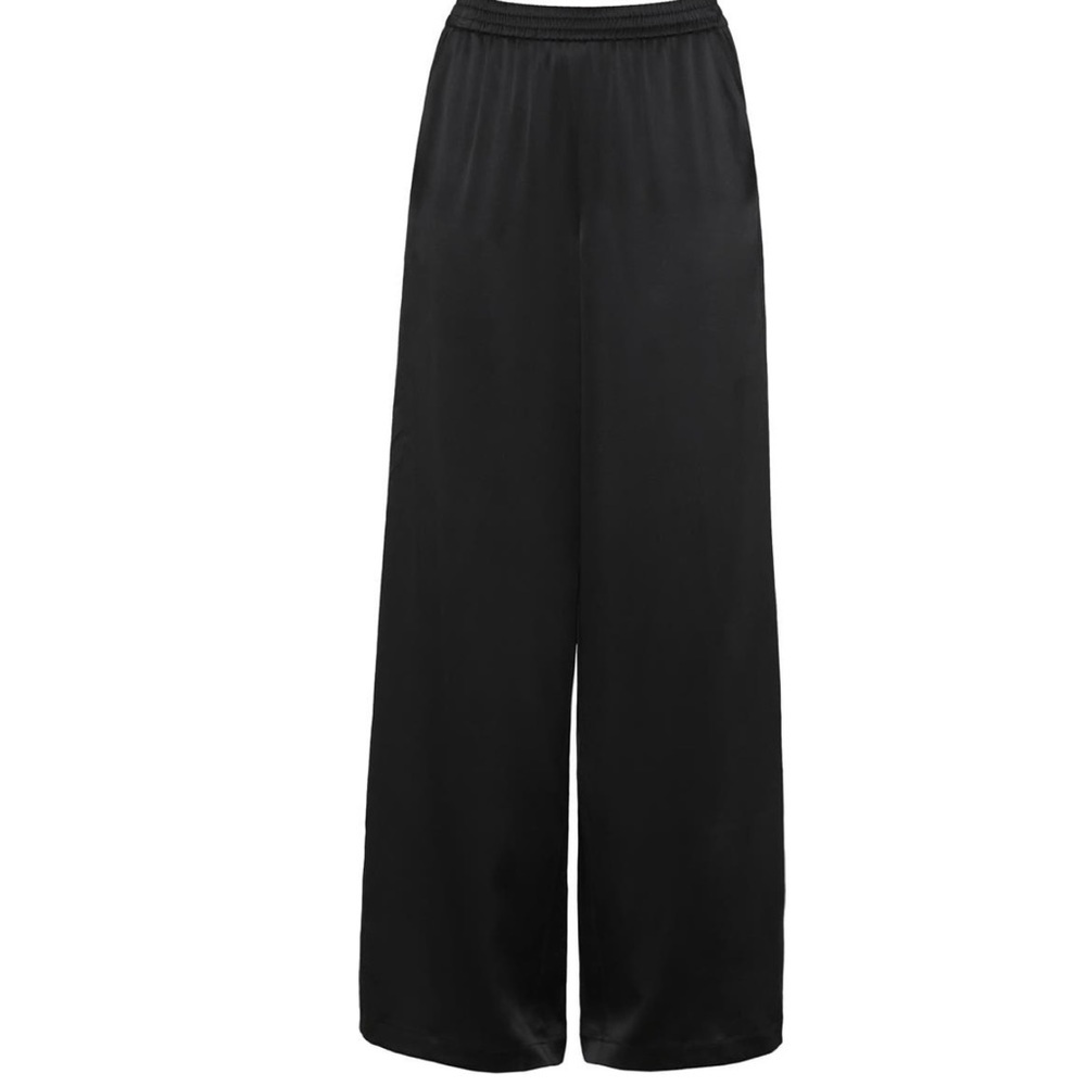 Anine Bing Romy Wide Leg Silk Pants MEDIUM, Never Worn, Orig $300 - Picture 8 of 11
